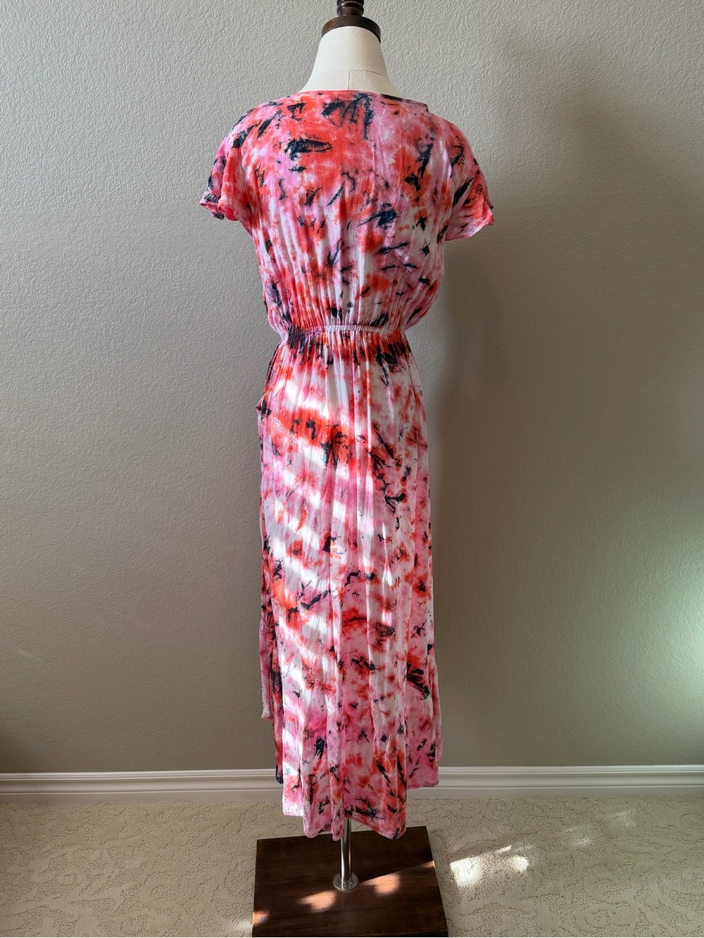 Tiare Hawaii Tie-Front Pink Dress One Size - Picture 2 of 3